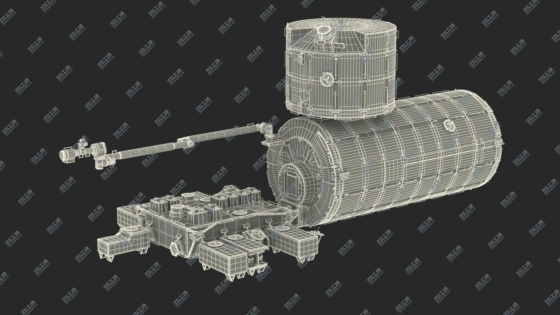 images/goods_img/20210313/3D model ISS JEM Science Module Kibo Rigged/2.jpg